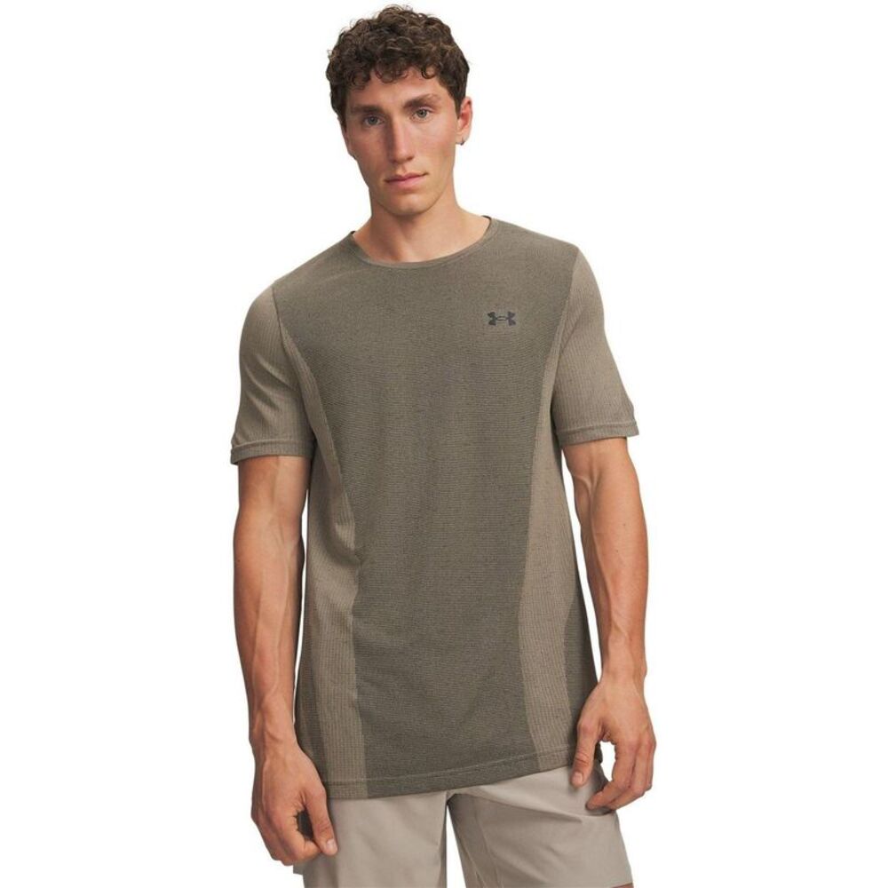 Under Armour Mens Vanish Seamless T-Shirt / Timber Wolf